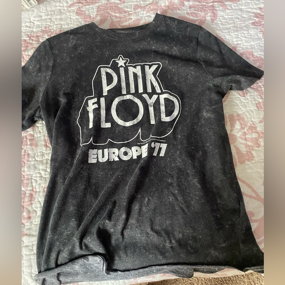 Abercrombie kids Distressed pink floyd t-shirt